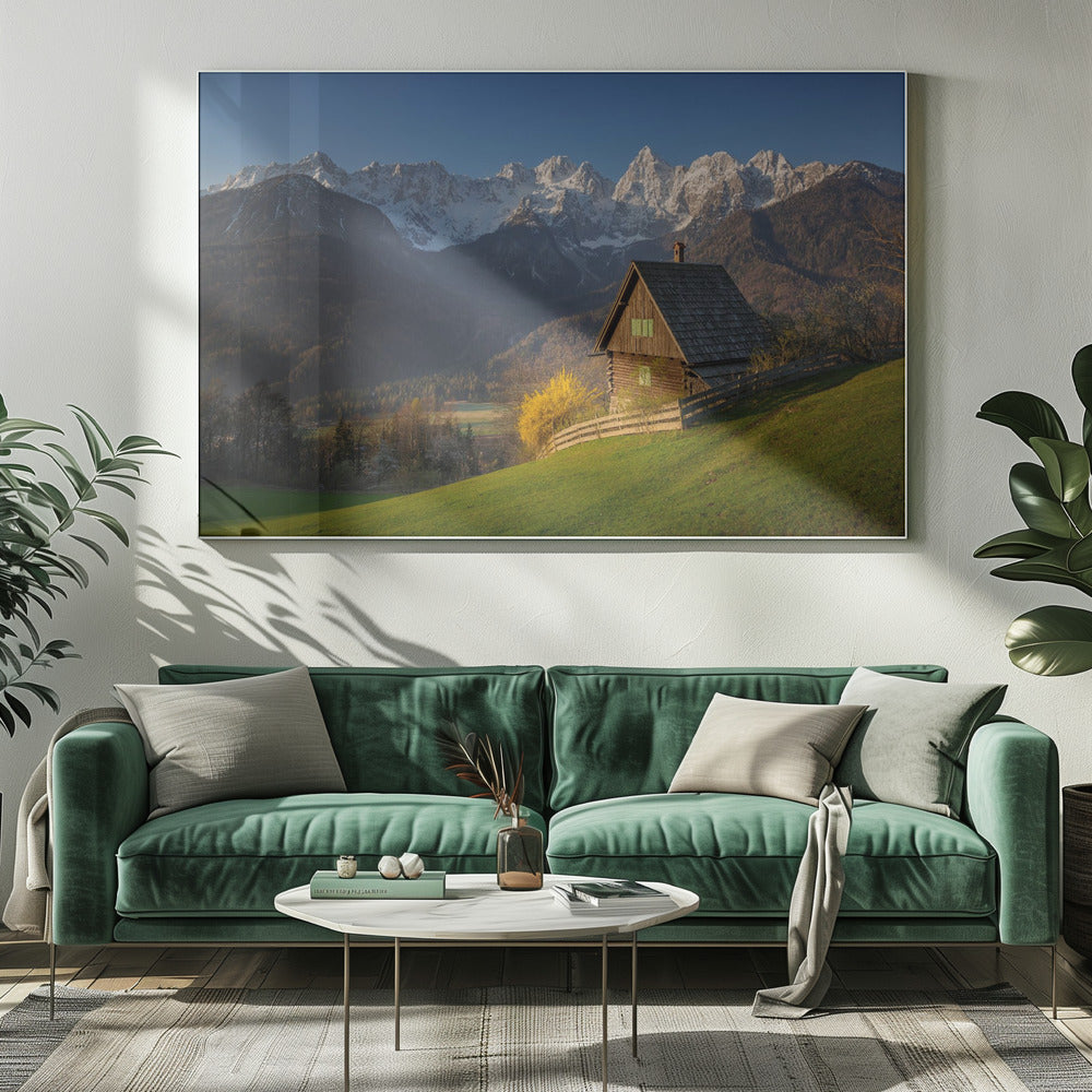 Idyllische Landschaft | Leinwand