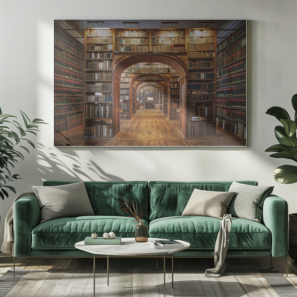 Oberlausitzische Bibliothek der Wissenschaften | Leinwand