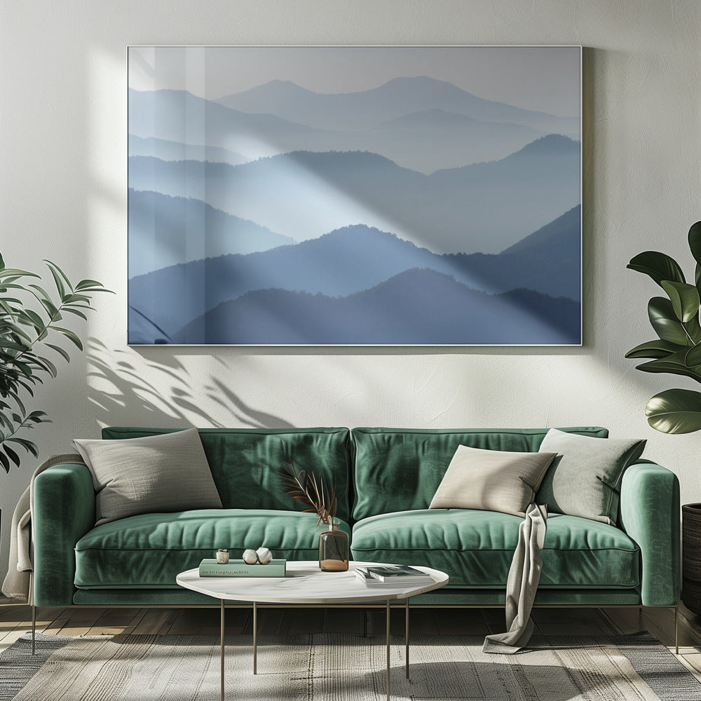 Blaue Wellen | Leinwand