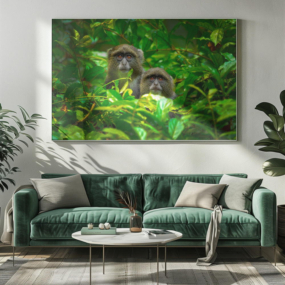 Blauer Affe | Leinwand