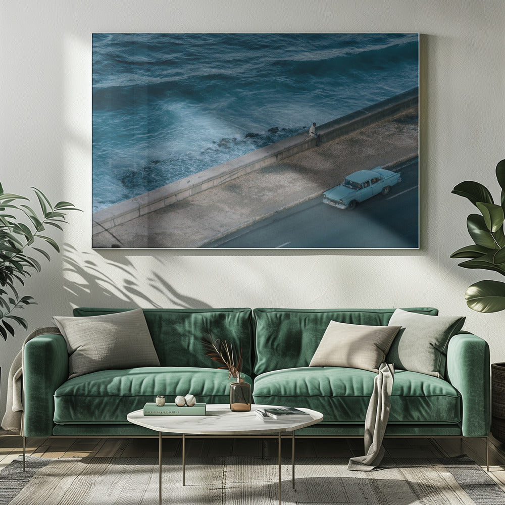 Malecon Strand | Leinwand