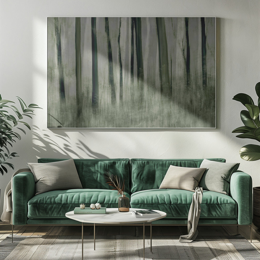 Bäume in Bewegung | Leinwand