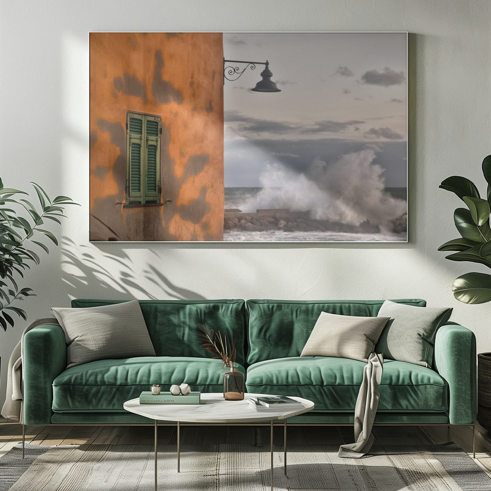Die Wand und die Welle | Leinwand