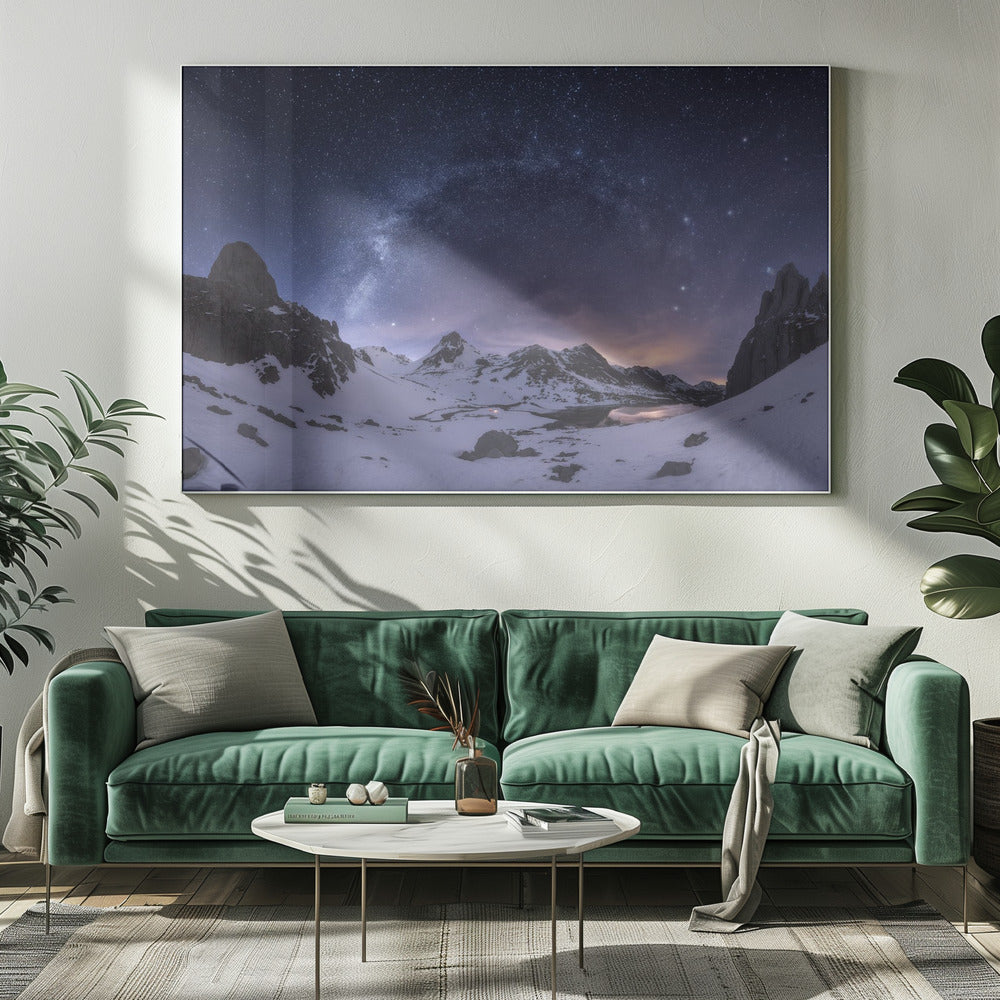 Winterweg | Leinwand