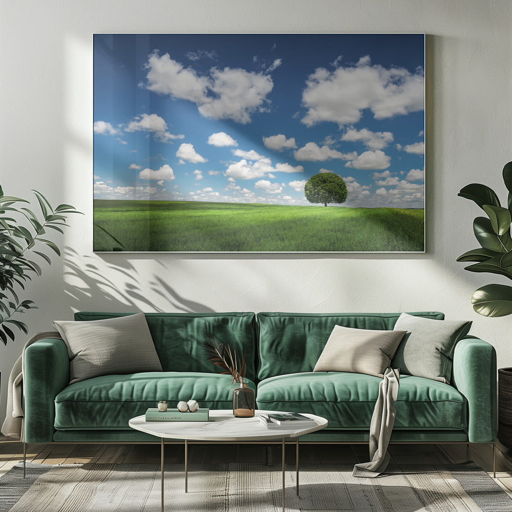 Einsamer Baum | Leinwand