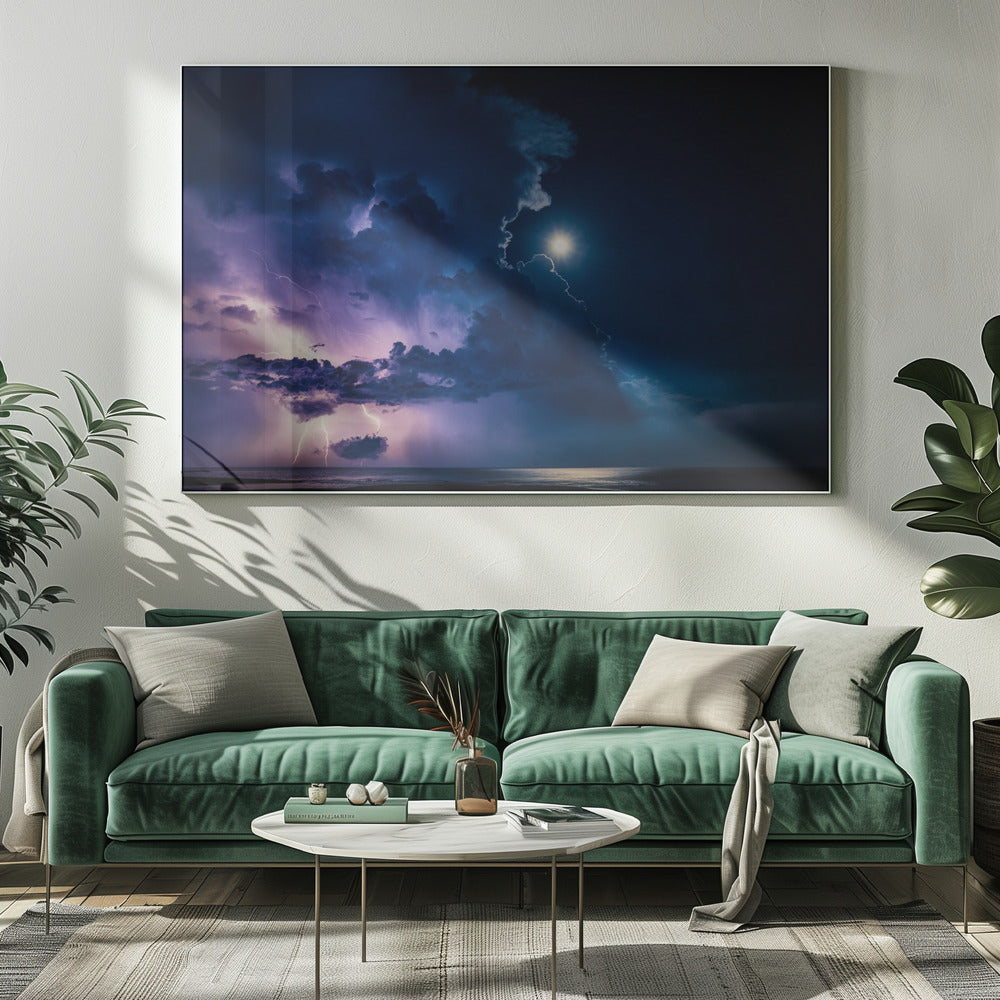Gewitterwolkeninvasion | Leinwand