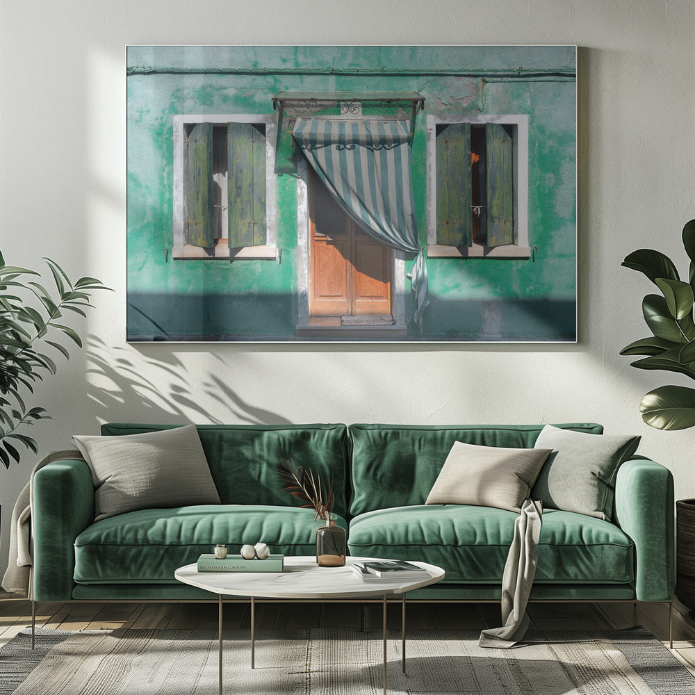 Symmetrien in Burano | Leinwand