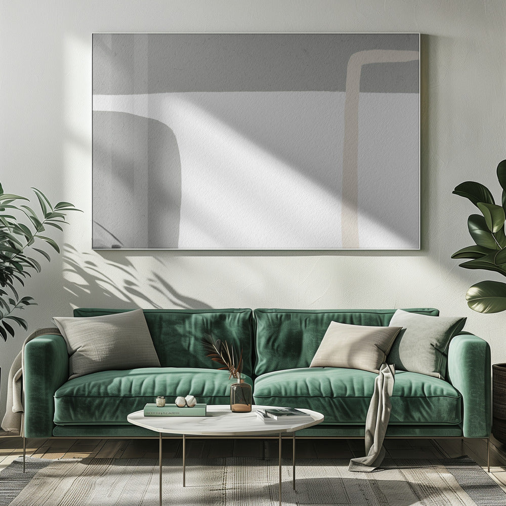 Gedämpfte geometrische Formen | Leinwand