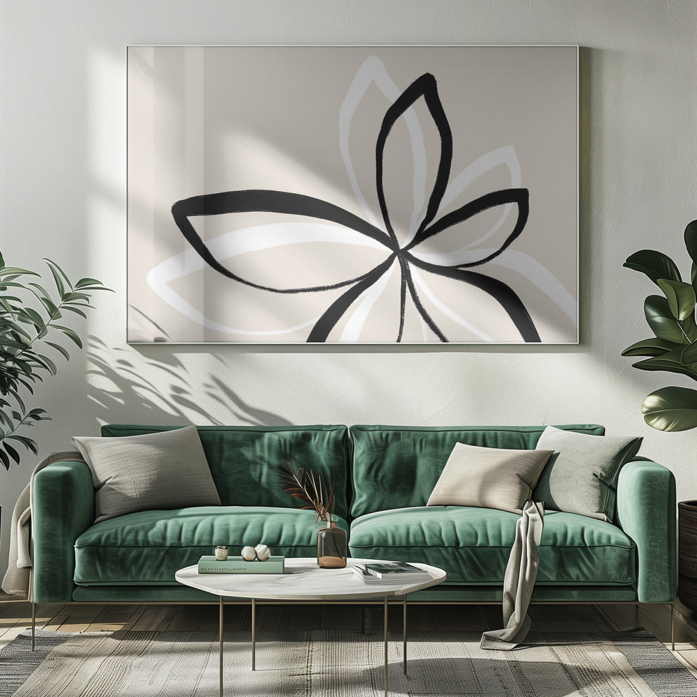 Abstrakte Blumen | Leinwand