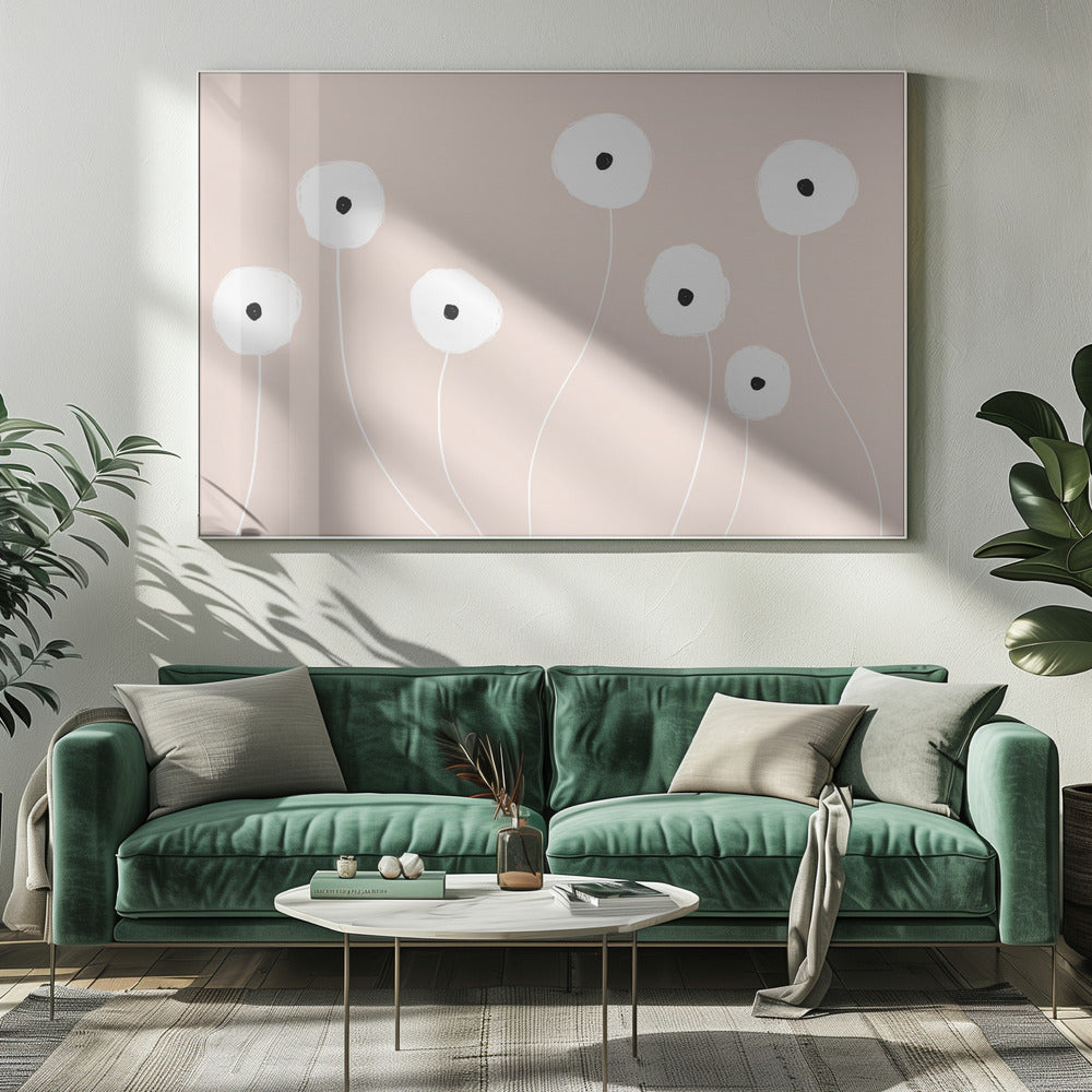 Scandi Blumen | Leinwand
