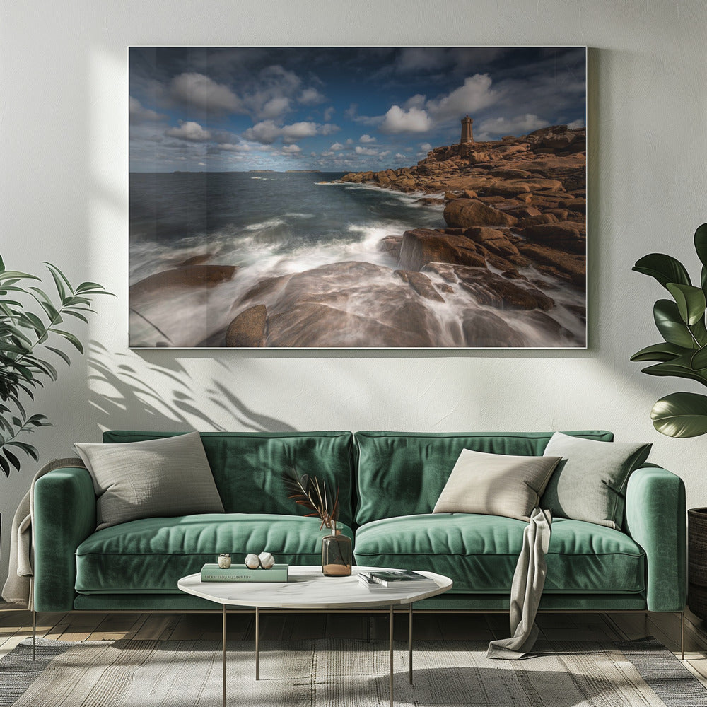 Le phare de Ploumanac'h | Leinwand
