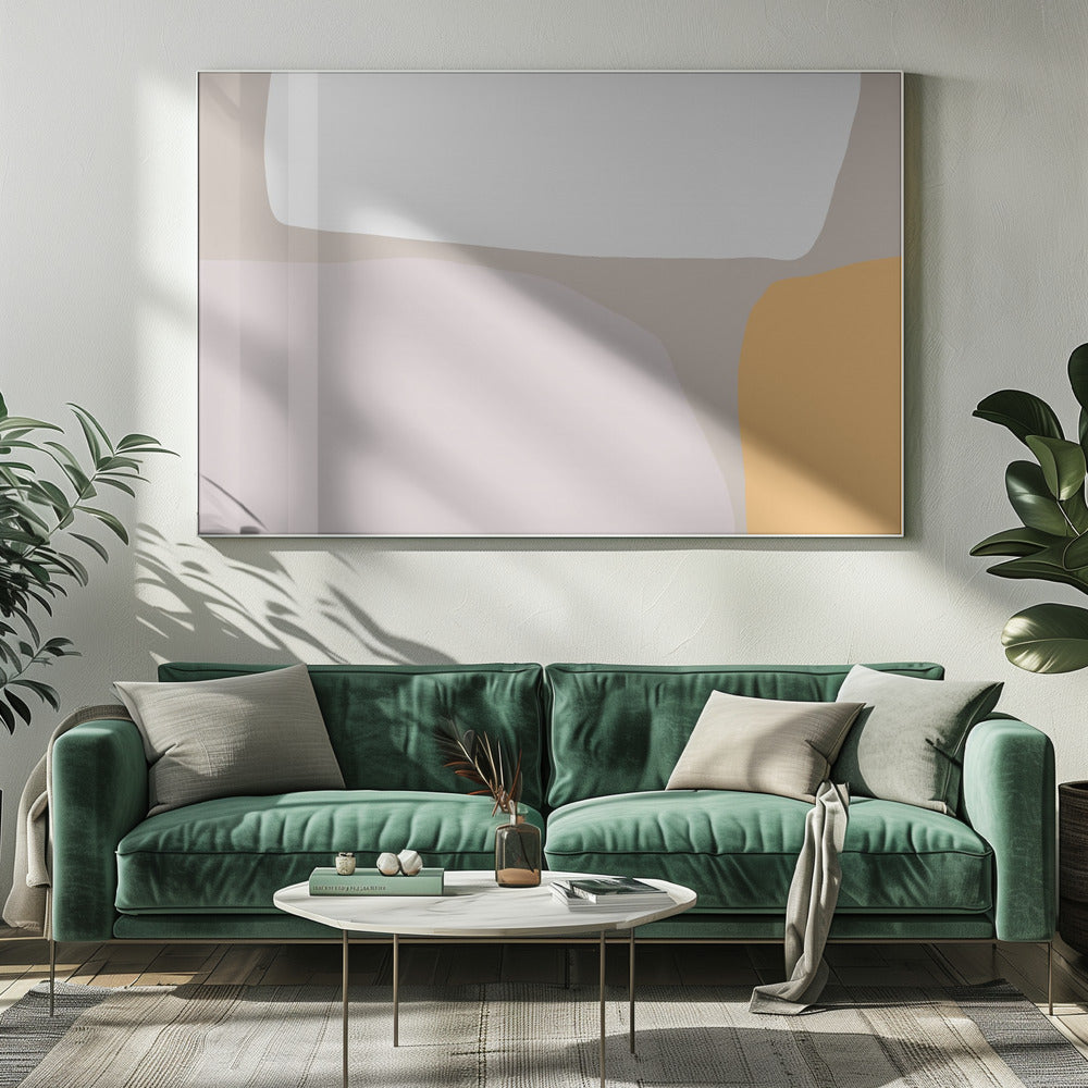 Sanfte geometrische Harmonie | Leinwand