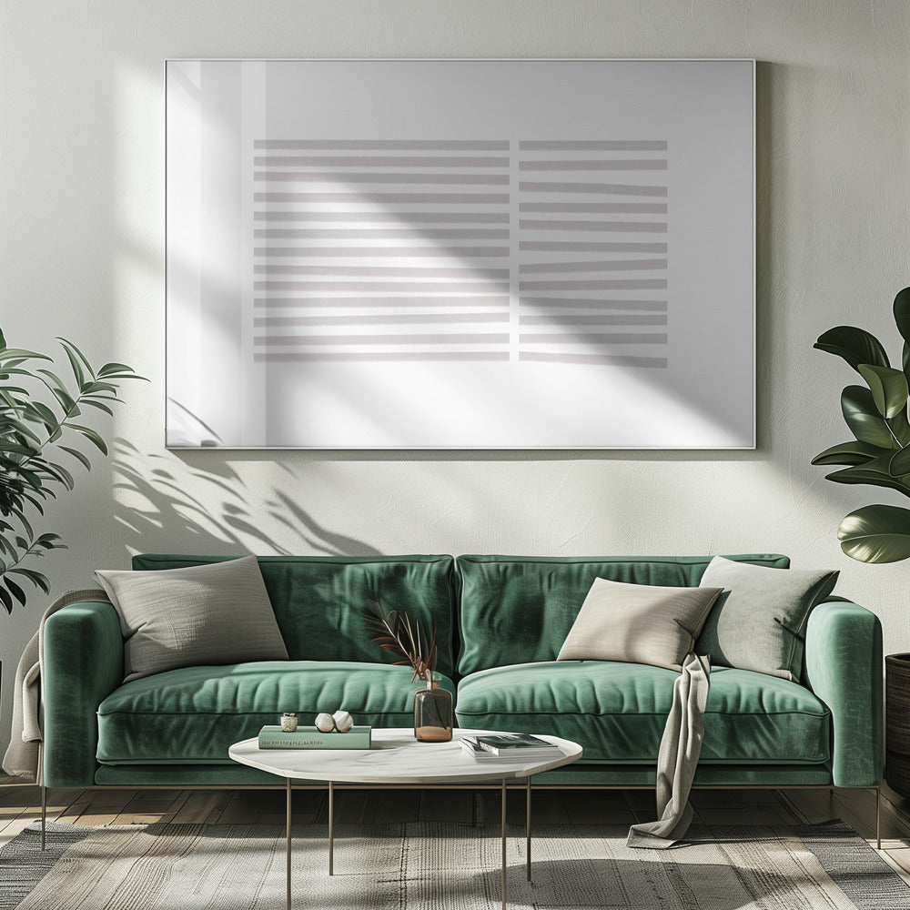 Graue Linien Symphonie | Leinwand