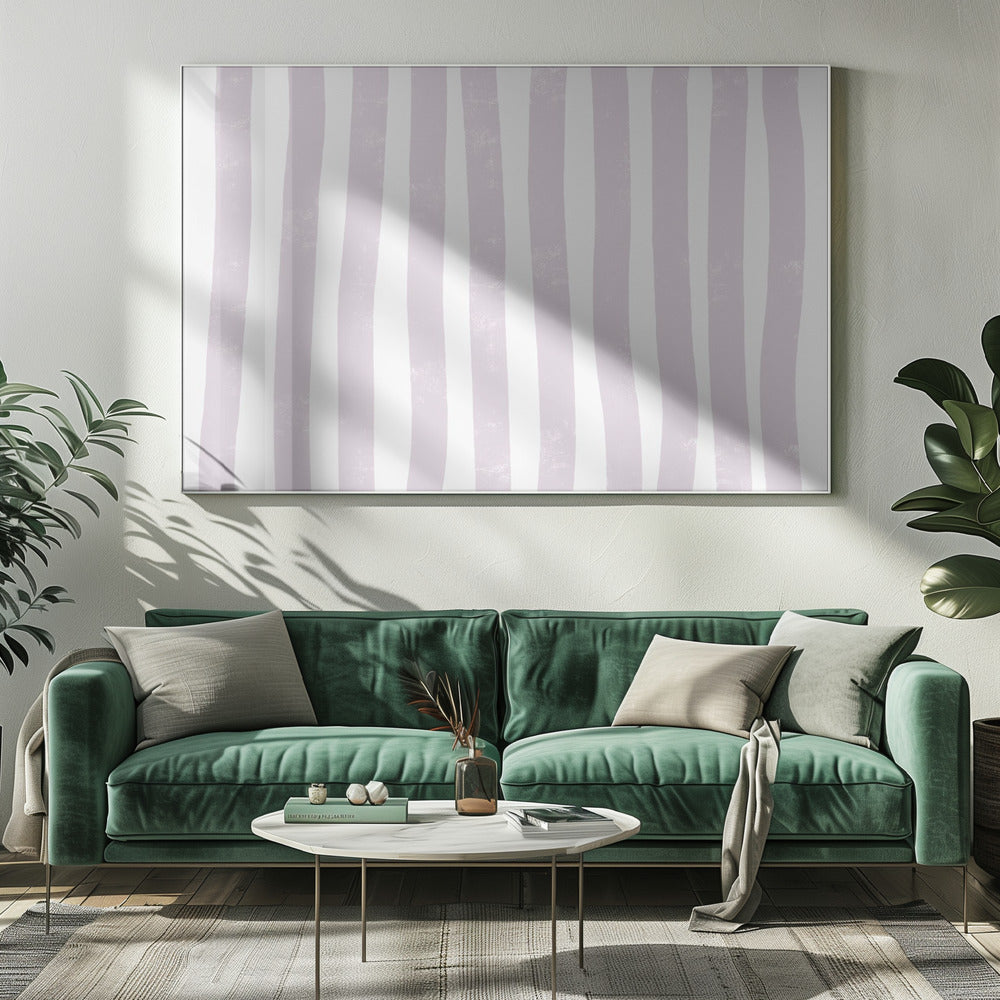 Sanfte vertikale Wellen | Leinwand