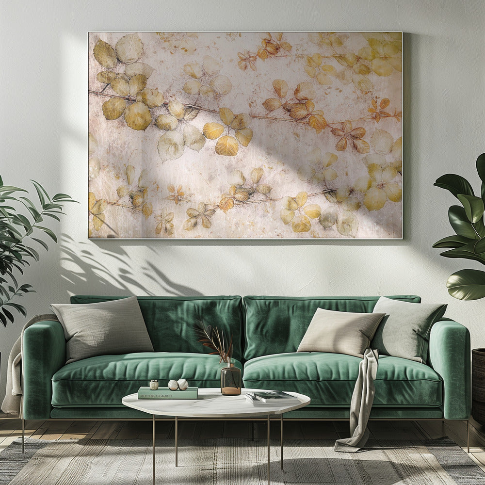 Blätter ausmalen | Leinwand