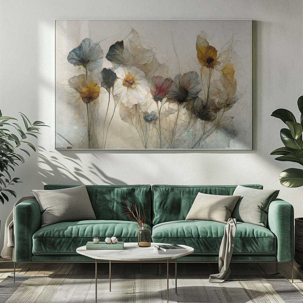 Flüsternde Blüten | Leinwand
