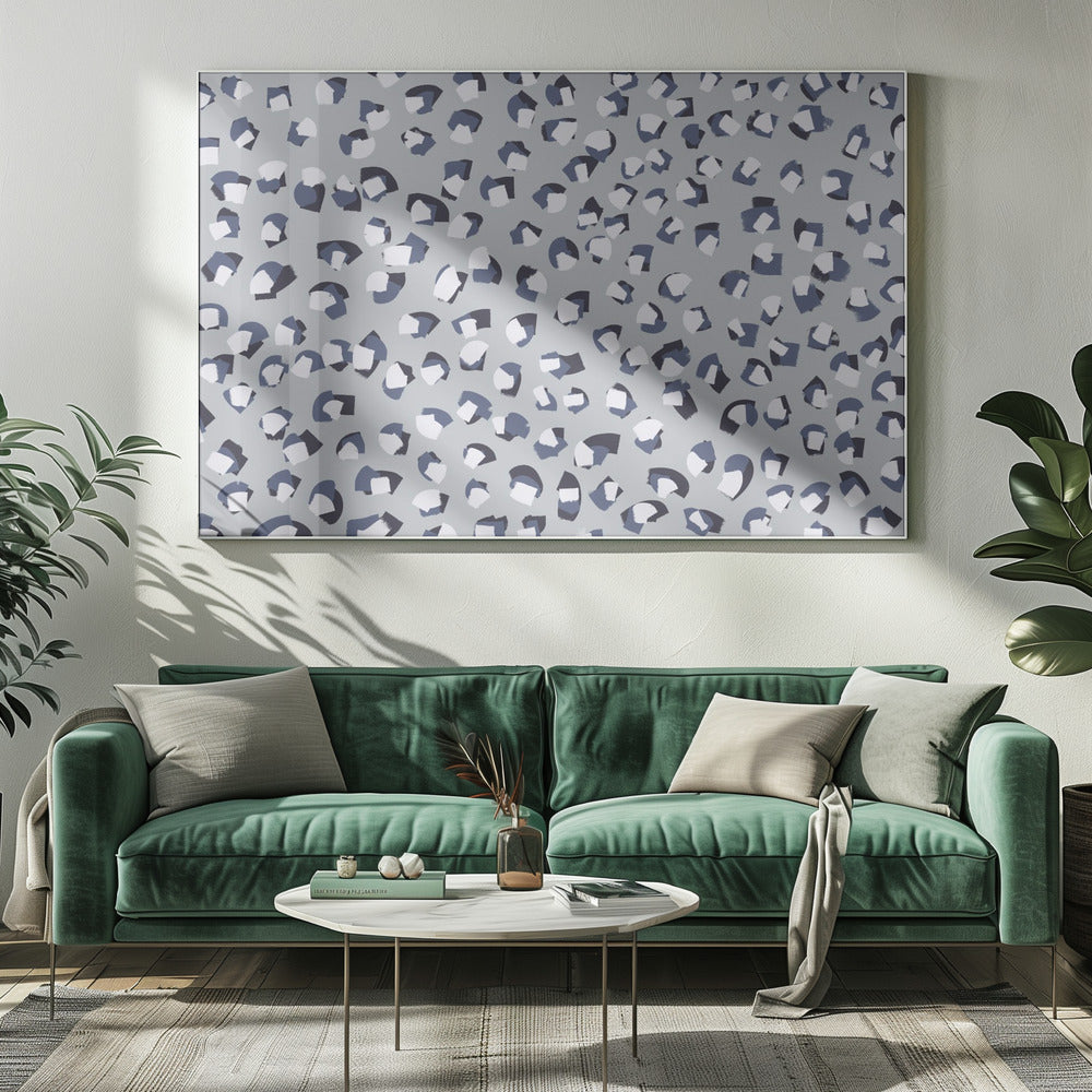 Monochrome Whirl | Canvas