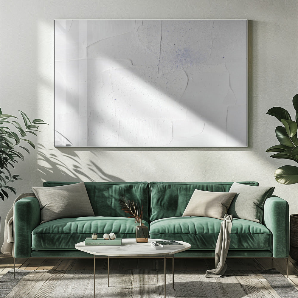 White Calm Textured | Canvas