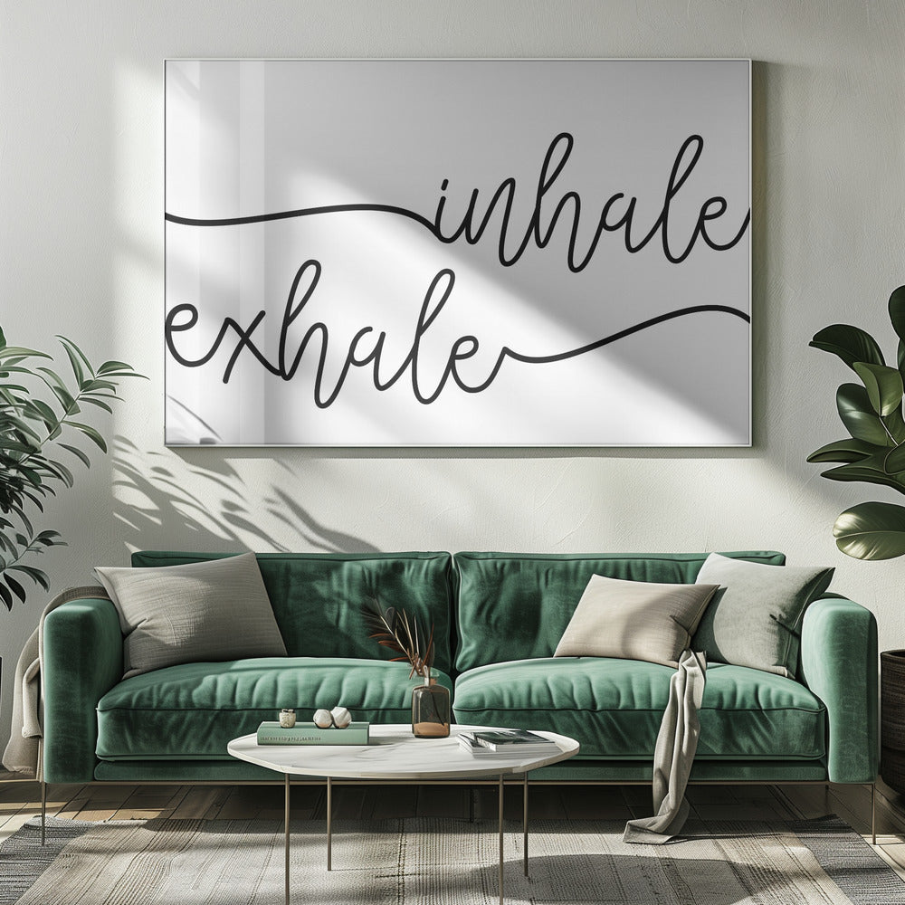 Einatmen x Ausatmen | Leinwand