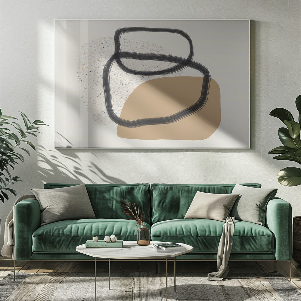 Organic Shapes And Earthy Tones | Canvas