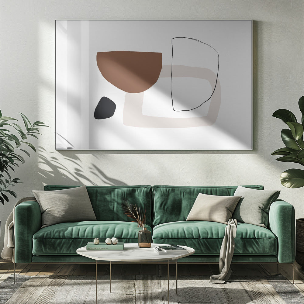 Minimale Harmonie | Leinwand