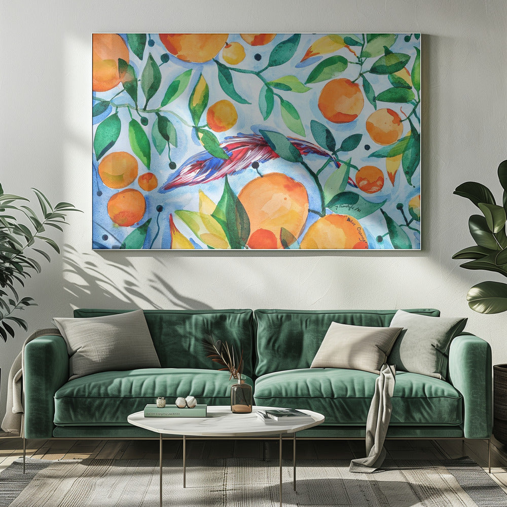 Orange Blue | Canvas