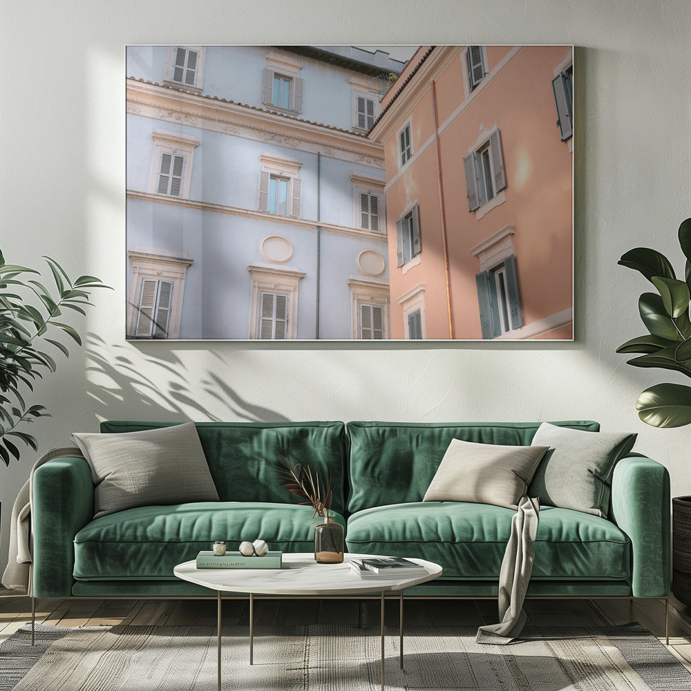 Trastevere in Lilac and Pink | Canvas