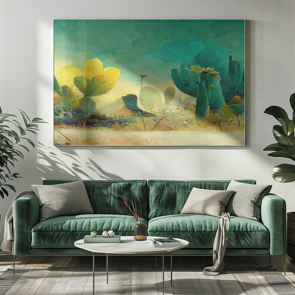Wüstenblütenlandschaft | Leinwand