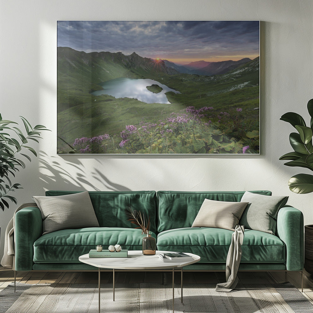 Magischer Bergsee | Leinwand