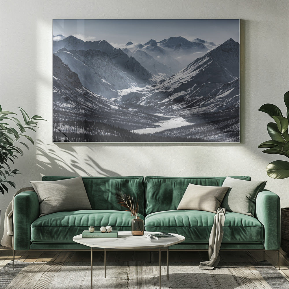 Mächtiges Alaska | Leinwand