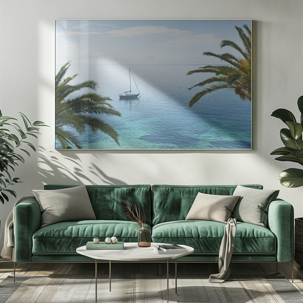 Türkises Paradies | Leinwand