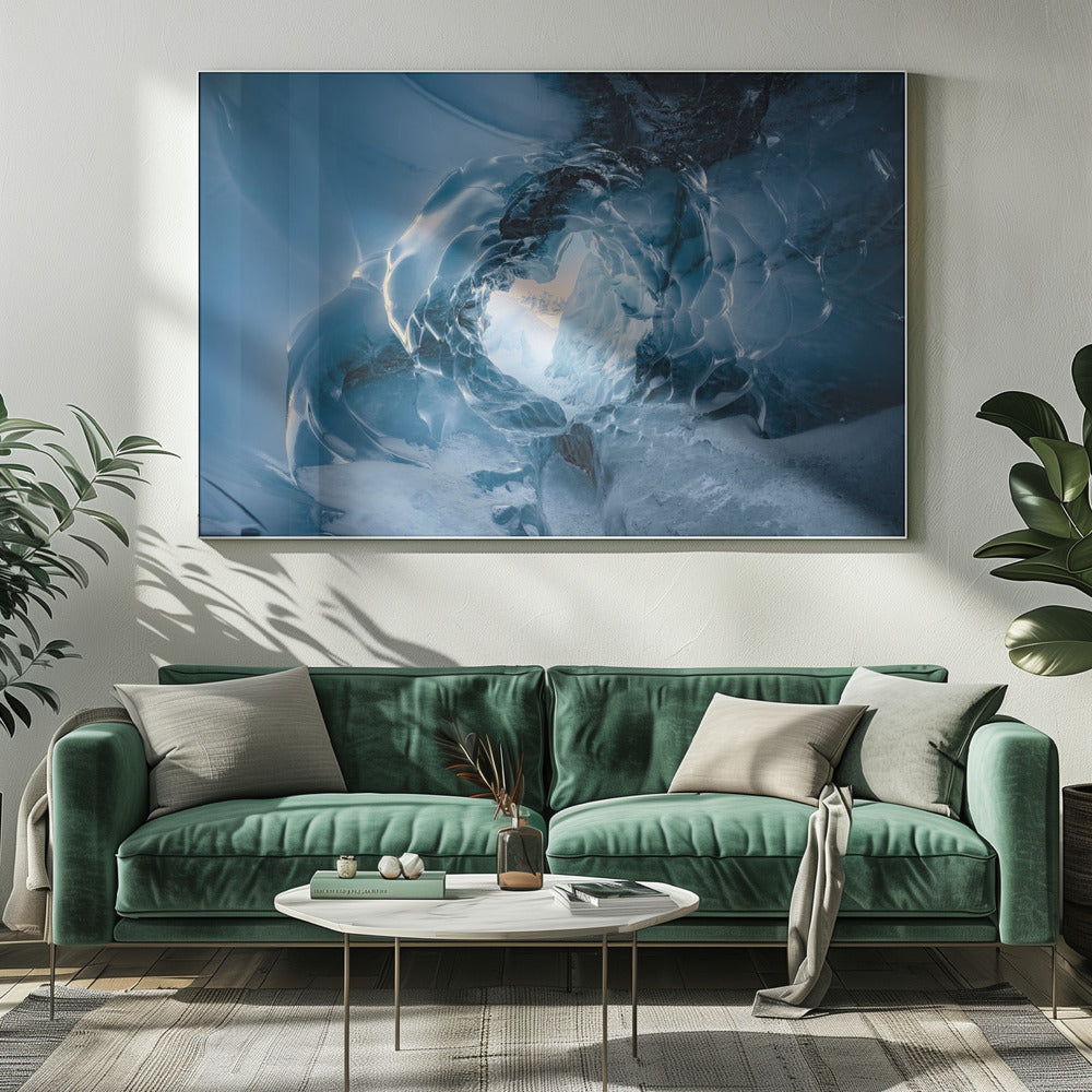 Eishöhle | Leinwand