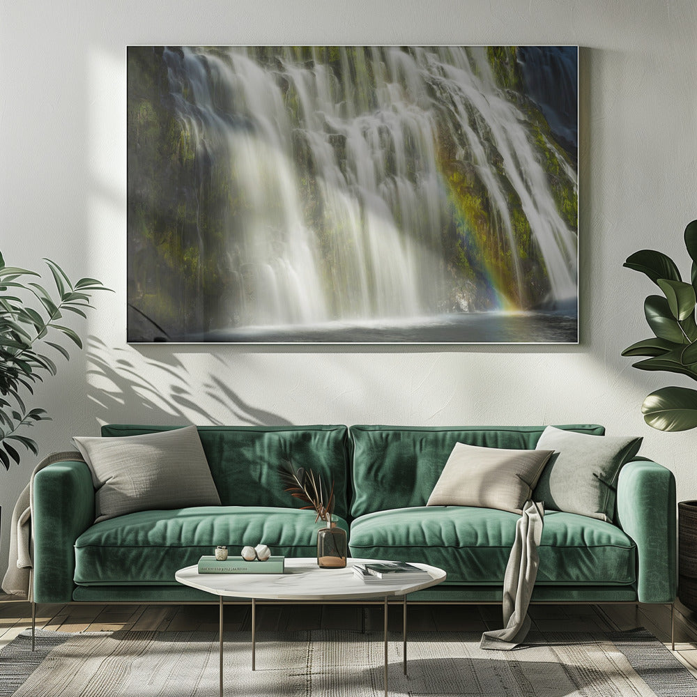 Regenbogenfälle | Leinwand