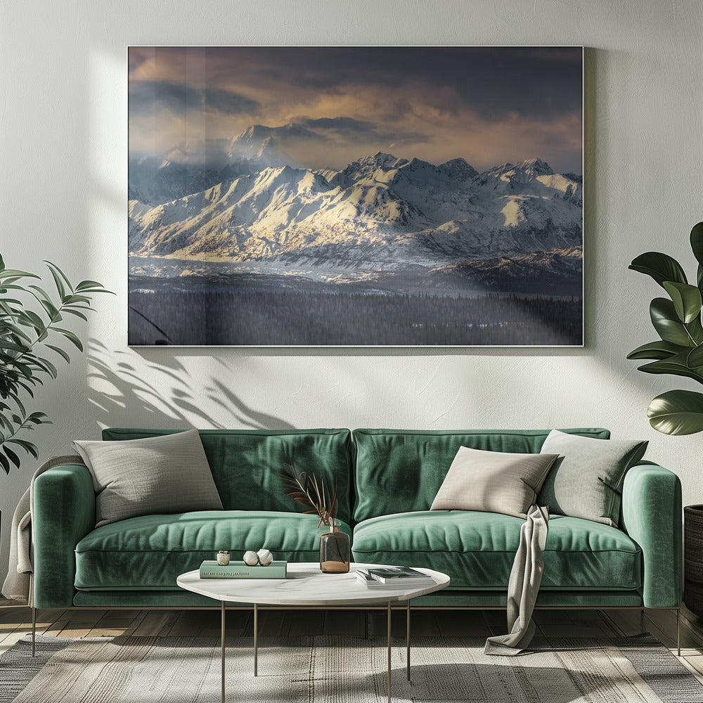Welt der Berge | Leinwand