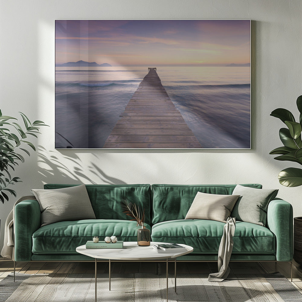 Lila Steg | Leinwand