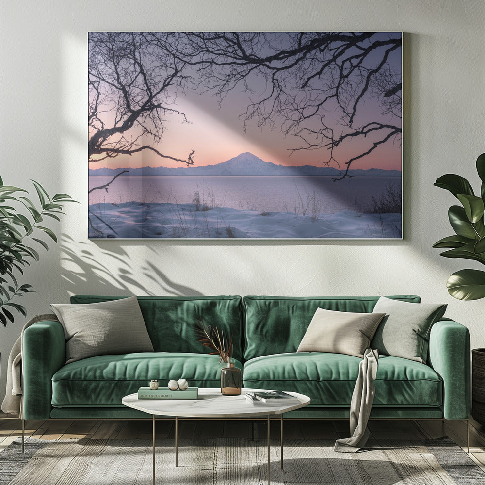 Alaskanischer Vulkan | Leinwand