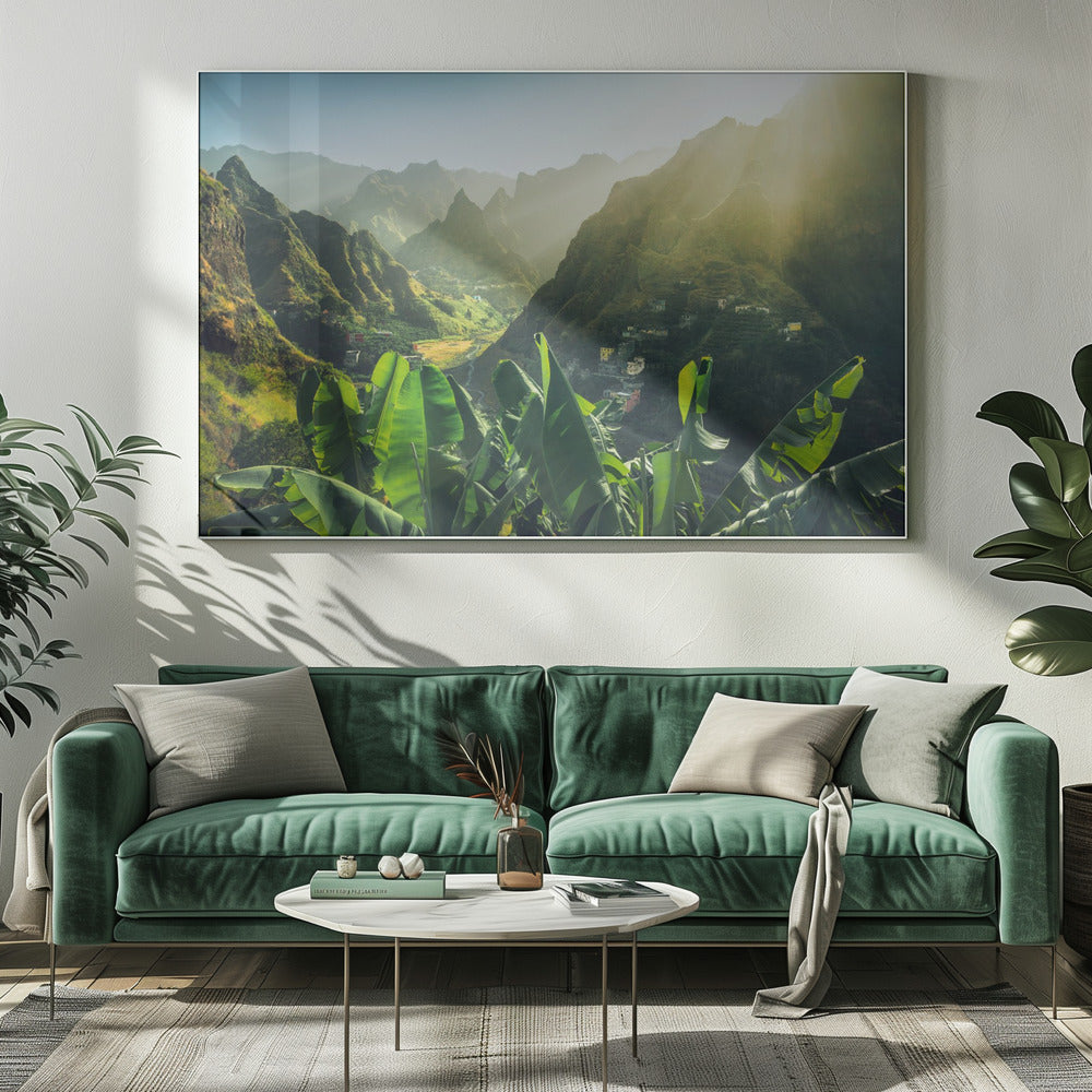 Grünes Tal | Leinwand