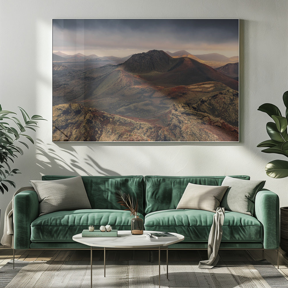 Vulkanpanorama | Leinwand