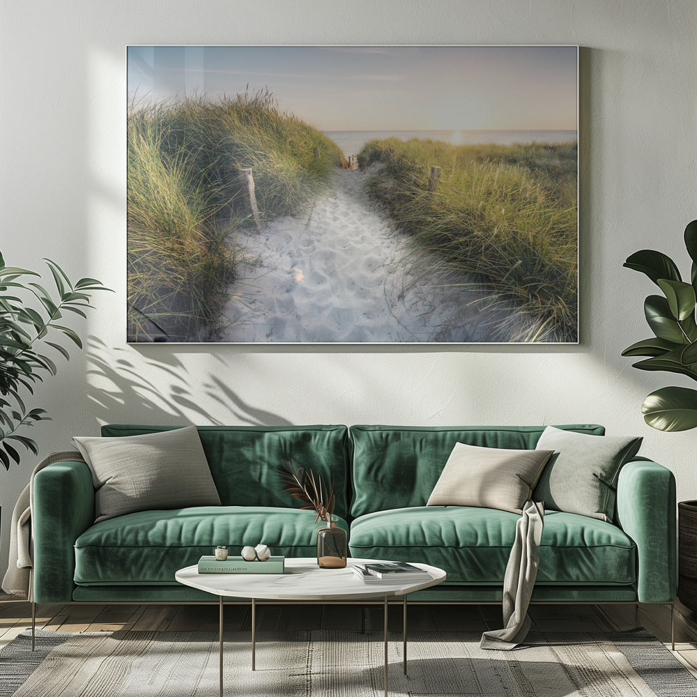 Zum Strand | Leinwand