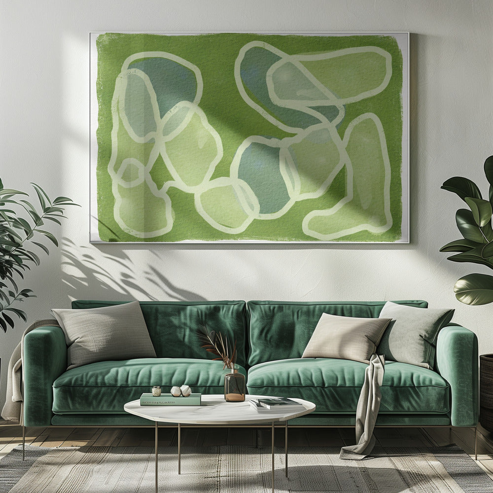 GRÜNE Kreise | Leinwand