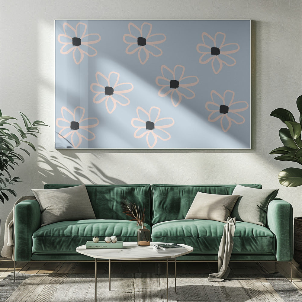 Kräftige Blumen | Leinwand