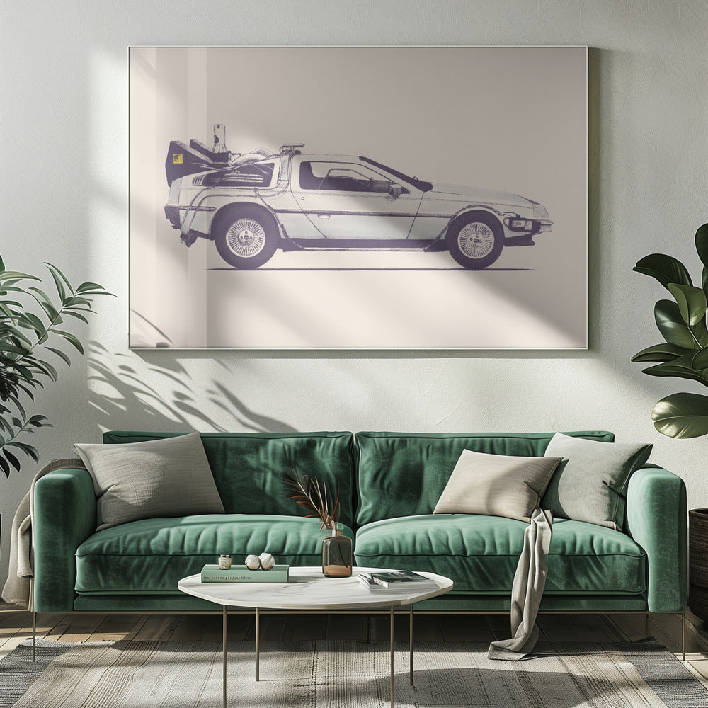 Delorean | Leinwand