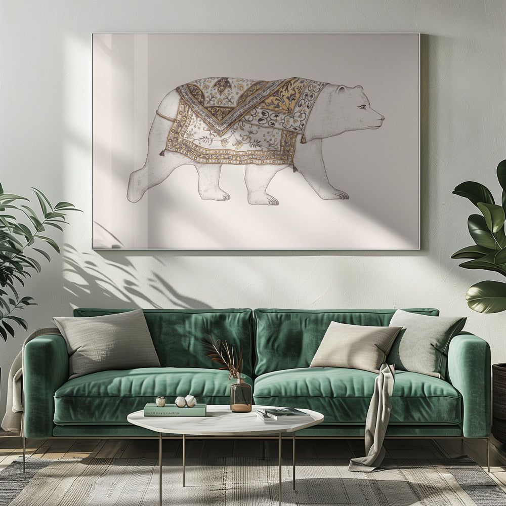 Ours Blanc | Leinwand