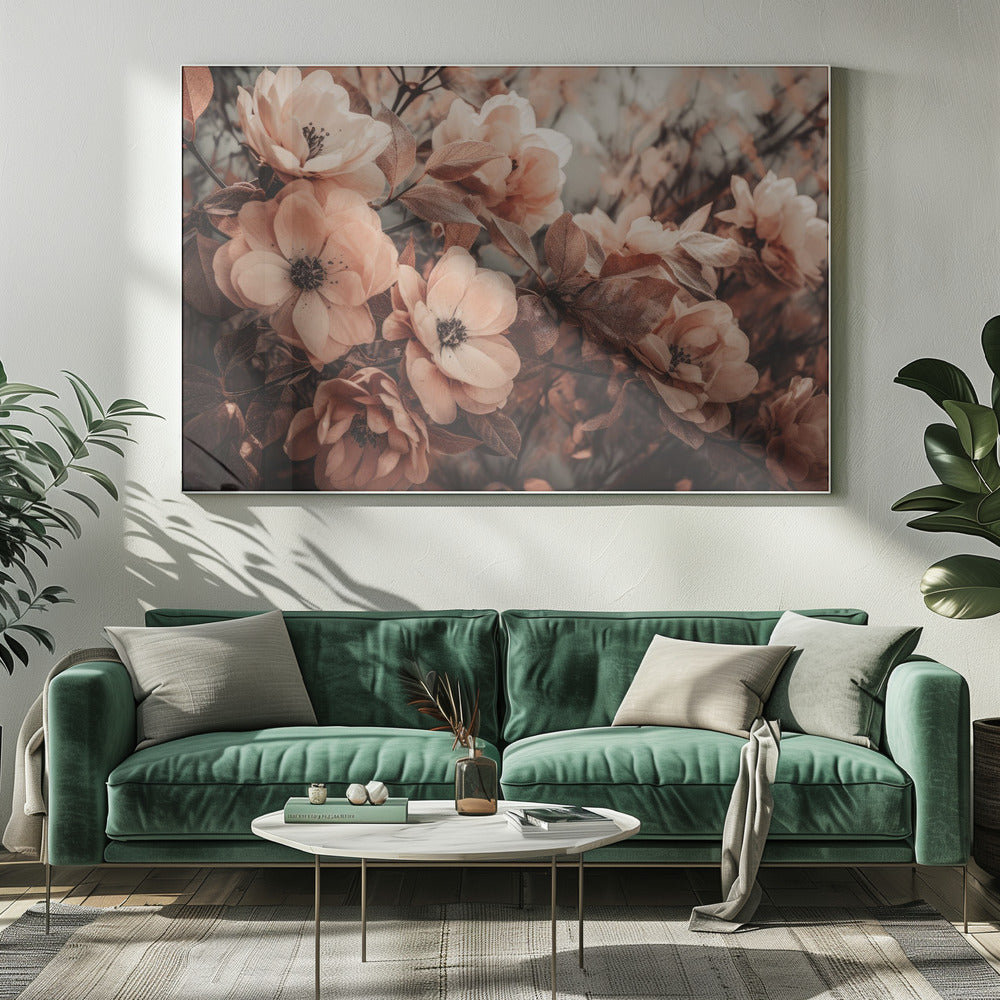 Blütenblätter in Harmonie | Leinwand