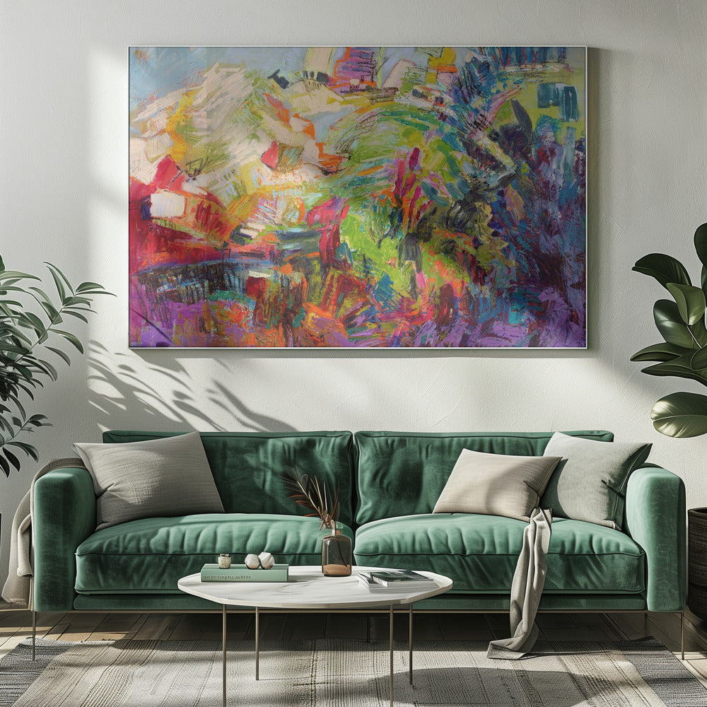 Botanische Ausstrahlung | Leinwand