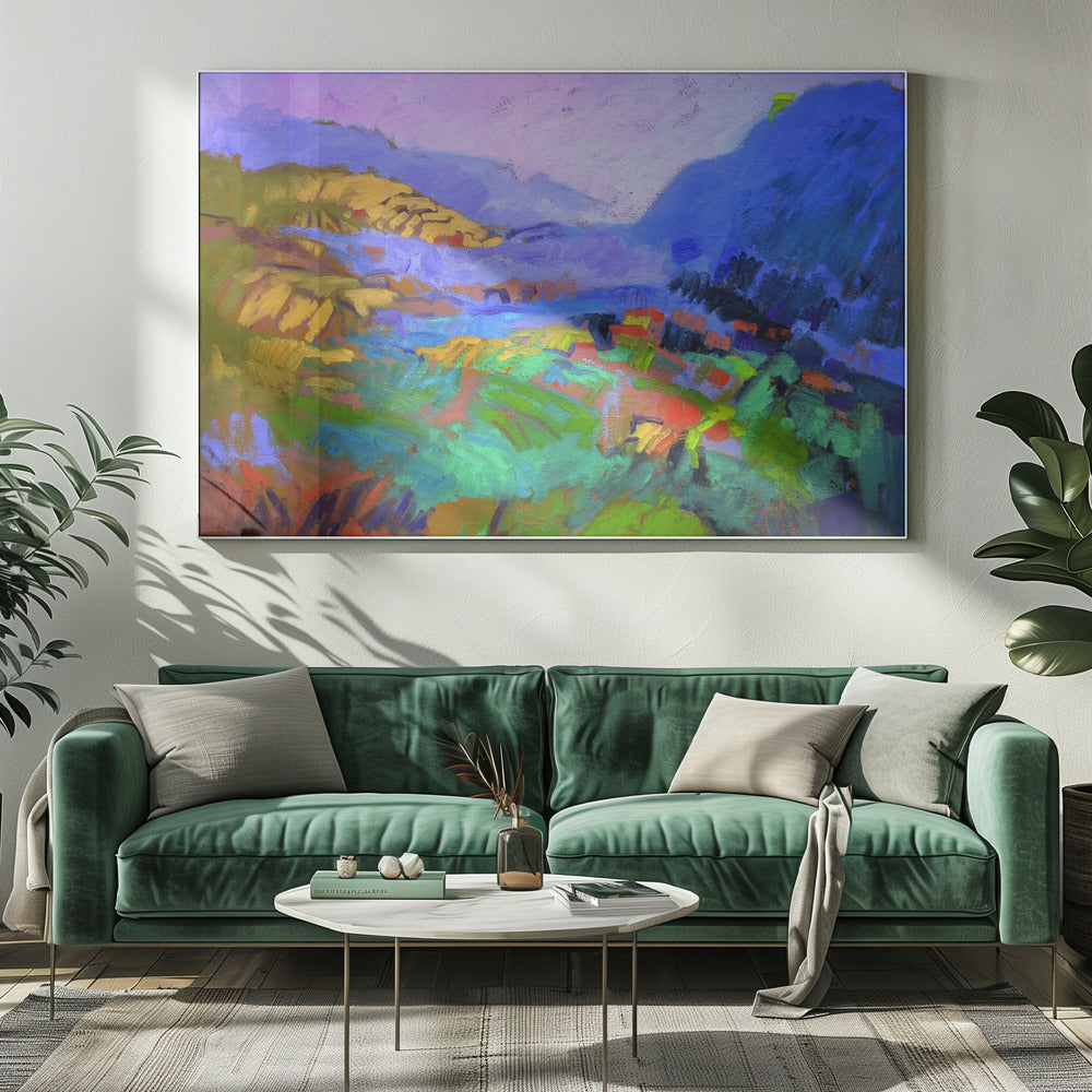Lebendiger Taltraum | Leinwand