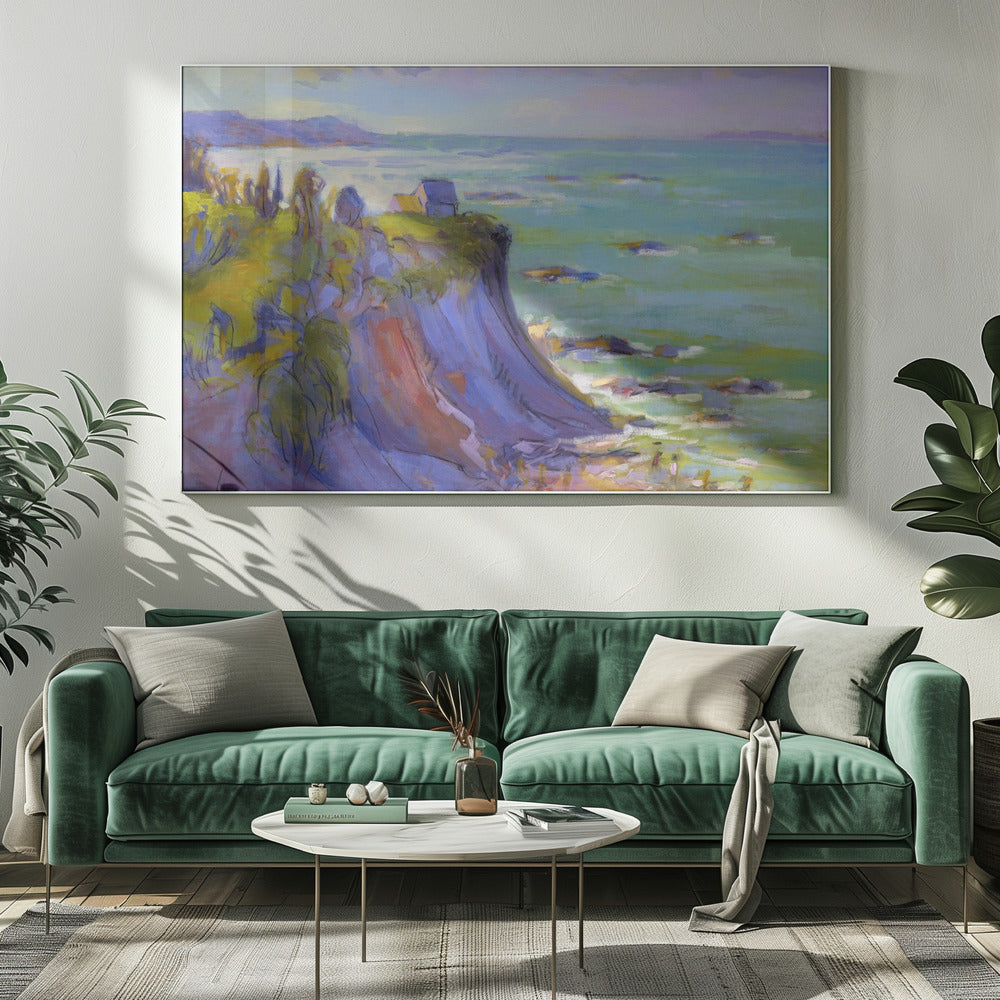 Cliffside Serenity | Leinwand