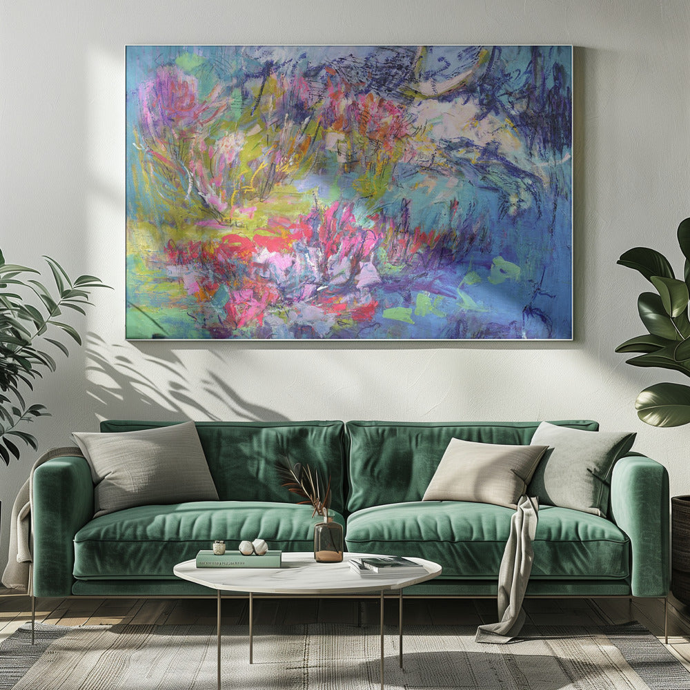 Lebendige Traumlandschaft | Leinwand