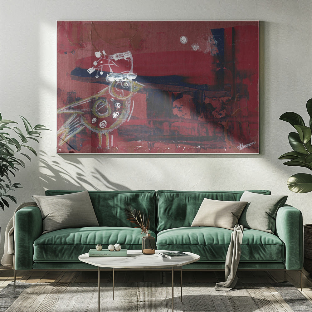Solo Bird on a quest | Canvas
