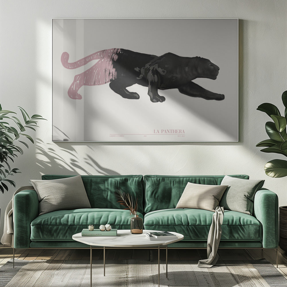 La Panthera (rosa) | Leinwand